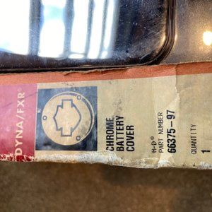 Drag Specialties Chrome Battery Cover for 1997-200